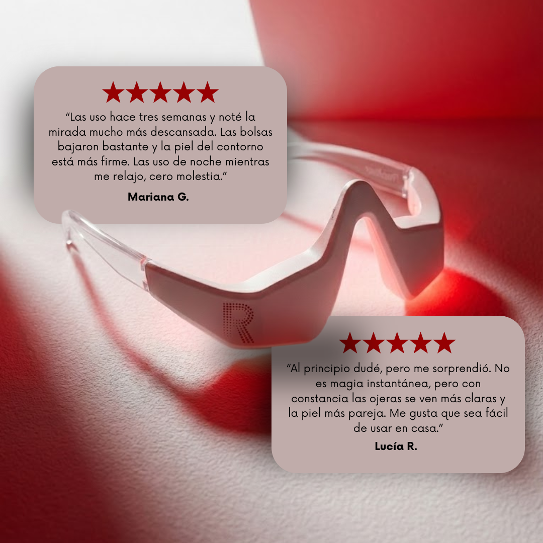 Gafas Redermis: Eliminá las ojeras y bolsas en 7 días