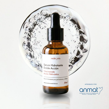 Sérum Antiojeras y Bolsas – Ácido Hialurónico + Niacinamida