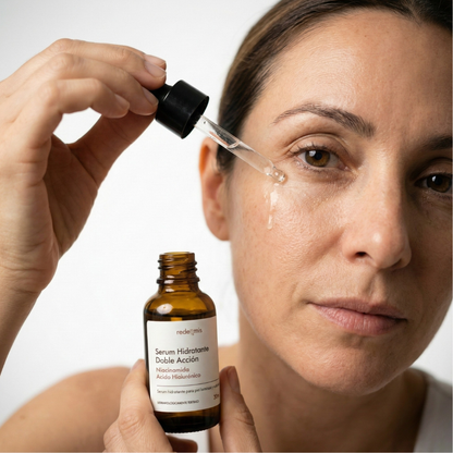 Sérum Antiojeras y Bolsas – Ácido Hialurónico + Niacinamida